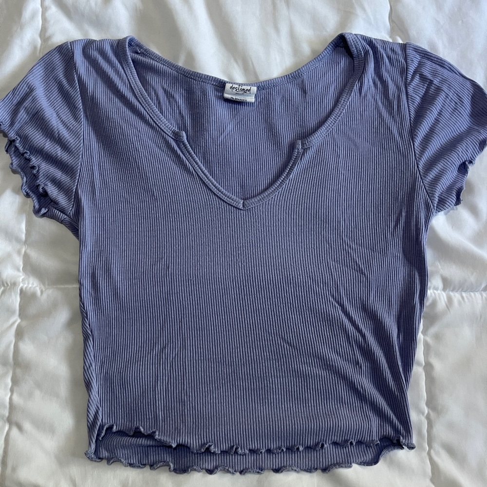 TILLYS ribbed purple top!